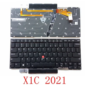 Новая клавиатура с подсветкой на американском и английском языках для Lenovo Thinkpad X1C 2021 /X1 Nano Gen1 2021 SN20X82274