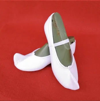 Новая Корейская этническая классическая парусиновая танцевальная обувь с крючком, Женская мягкая подошва