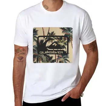Новая одежда для серфинга Quiksilver - футболка унисекс, футболка с коротким рукавом, эстетическая одежда, футболка, облегающие футболки для мужчин