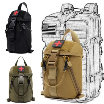 Новая тактическая медицинская сумка Military Molle IFAK Сумка для оказания первой помощи на открытом воздухе Кемпинг Туризм Охота Страйкбол Аварийная поясная сумка EDC для мужчин