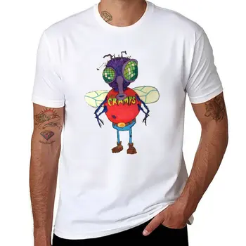 Новая футболка Just a human fly - The Cramps, быстросохнущая футболка, футболки для тяжеловесов, футболки для мужчин с тяжелым весом