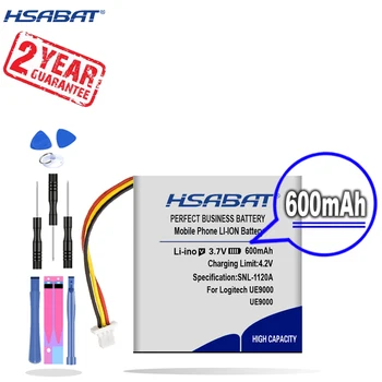 Новое поступление [HSABAT ] Сменная батарея емкостью 600 мАч 75.211561 для беспроводной перезаряжаемой гарнитуры Logitech UE9000