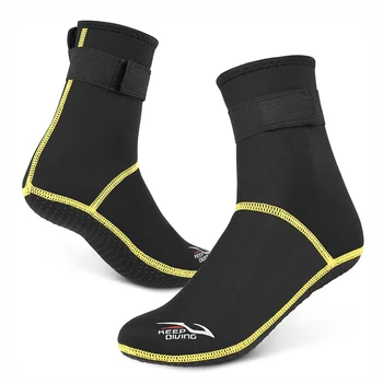 Новые 3 мм неопреновые носки для дайвинга, теплые пляжные носки для детей и взрослых, Профессиональные водные виды спорта, подводное плавание, нескользящие носки для серфинга