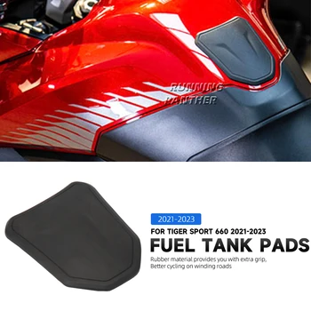 Новые аксессуары для мотоциклов с логотипом, защитная наклейка на накладку среднего топливного бака для Tiger Sport 660 TIGER SPORT 660 2021 2022 2023