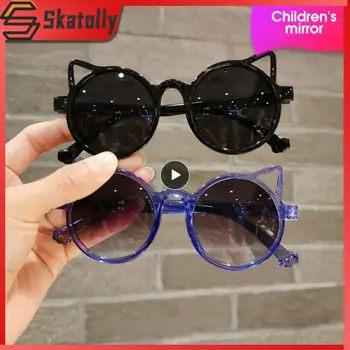 Новые детские солнцезащитные очки Cat Eye Брендовые детские солнцезащитные очки для маленьких девочек и мальчиков UV400 Милые очки Прекрасных оттенков Уличные очки для водителей