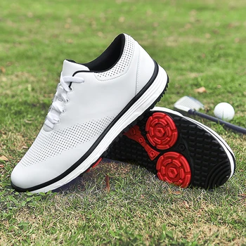 Новые мужские туфли для гольфа, удобные профессиональные мужские кроссовки для фитнеса на открытом воздухе, мужские кроссовки для гольфа