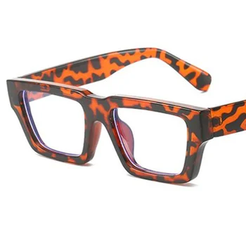 НОВЫЕ оптические очки с защитой от синего света, Индивидуальные очки Унисекс, очки с защитой от ультрафиолета, Очки в утолщенной оправе, Квадратные очки