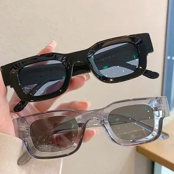 Новые солнцезащитные очки с квадратной оправой в маленькой оправе, женские Брендовые дизайнерские Модные солнцезащитные очки, женские очки для отдыха на открытом воздухе UV400 Oculos De Sol