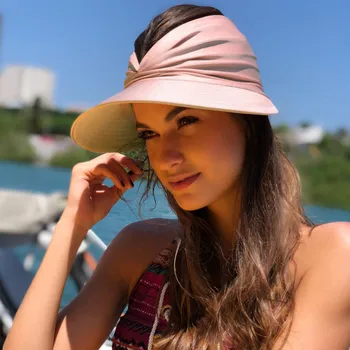 Новый женский пустой цилиндр, Солнцезащитная шляпа, Женская спортивная шляпа на открытом воздухе, Пляжная шляпа с козырьком