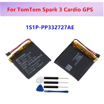 Новый музыкальный аккумулятор 1S1P-PP332727AE TomTom spark cardio＋ Для часов TomTom Spark 3 Cardio с GPS-Аккумулятором с 2-проводным разъемом емкостью 260 мАч