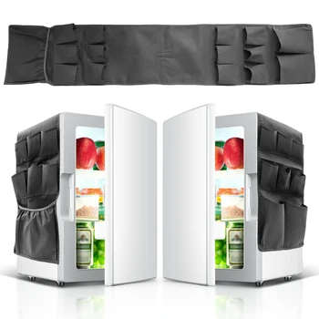 Новый подвесной органайзер для мини-холодильника с 15 карманами над холодильником, органайзер для кэдди, который можно стирать в машине, органайзер для мини-холодильника