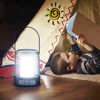 Новый свет для кемпинга, быстрая зарядка через USB, белый свет, имитация теплого света, пламя, лампа для кемпинга, освещение для кемпинга