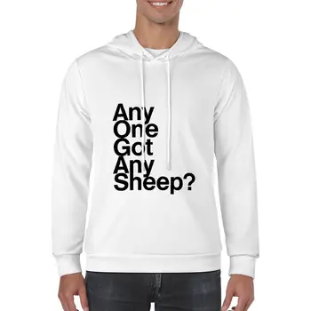 Новый, у кого-нибудь есть овцы? Модная мужская толстовка с капюшоном, мужская одежда, мужская спортивная рубашка, мужская одежда, японская толстовка с капюшоном