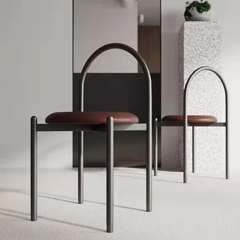 Обеденные стулья для отдыха в гостиной, Эргономичное дизайнерское кресло для отдыха в спальне, индивидуальный бар, мягкая мебель Balkon Möbel на заказ