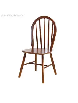 Обеденный стул из массива дерева в скандинавском стиле, простая небольшая квартира, журнальный столик, Роскошный ресторан быстрого питания, продажа холодных напитков, досуг