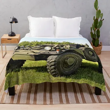 Одеяло для бронированного автомобиля с хорьком Британской армии, Тонкие одеяла, одеяло для дивана, детское одеяло, роскошное одеяло St