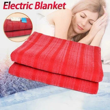Одеяло с подогревом, одинарное одеяло, Зимний обогреватель С электрическими режимами обогрева тела, Управление подогревателем одеяла, 3 электрических термостата