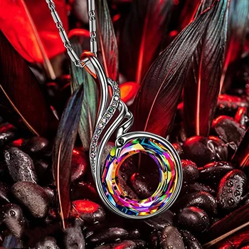 Ожерелье с подвеской в виде птицы Huitan Personality с разноцветным акриловым камнем, шикарные женские аксессуары для шеи, свадебная вечеринка, женские украшения