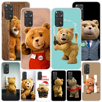 Озорной Милый Медведь Забавный Талисман Phnoe Чехол для Xiaomi Redmi Note 12 11S 11E 11 10S 10 Pro Plus 9 9S 11T 9T 8 8T 7 Global Unique C