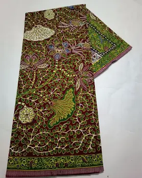 Оптовые цены 2023 Новая Горячая Продажа Африканской Восковой Ткани Для Шитья Tissu Craft DIY Textile Materia Для Ручного Шитья Высококачественной Ткани
