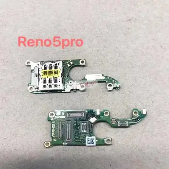 Оригинальный контактный гибкий кабель для считывания SIM-карт, запасная часть для OPPO Reno 5 6 Pro 5Pro 6Pro
