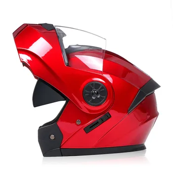 Откидной мотоциклетный шлем для мужчин и женщин, безопасный для скоростного спуска, мотокросса, Модульный Персонализированный полнолицевой Каско Moto DOT, одобренный ЕЭК ООН