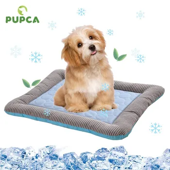 Охлаждающая кровать для собак, домашние кровати для больших собак, товары для домашних животных, коврик для щенков, Прохладный Дышащий диван для кошек, принадлежности