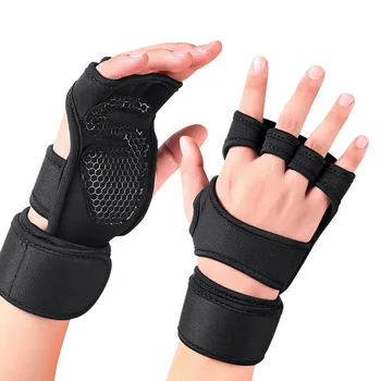 Перчатки для тренировок по тяжелой атлетике для мужчин и женщин, перчатки для защиты рук, запястий, ладоней, для занятий Фитнесом, Велоспортом, гимнастикой, перчатками для спортзала
