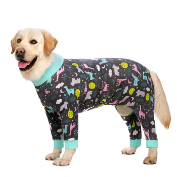 Пижама Для собак Среднего размера, Одежда Для домашних собак, Комбинезон Для костюма Собаки, Пальто Для Собак, Одежда с мультяшным принтом, Рубашка ropa perro