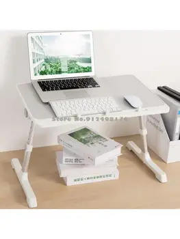 Поднимаемый складной столик-кровать для сидения на полу с письменным столом с эркерным окном, ленивый столик для ноутбука, домашний стол, прикроватная тумбочка для спальни