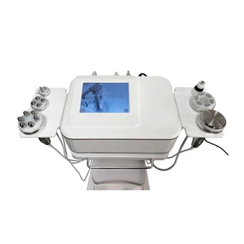 Портативная радиочастота 6 В 1 Вакуумная вибрация RF 40K Кавитационная машина Антицеллюлитный массажер для похудения