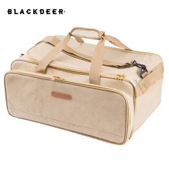 Портативные раздельные сумки для хранения BLACKDEER Camping Travel, ручная кладь, коричневые сумки, сумка для посуды, большая сумка для выходных дней