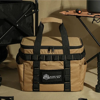 Портативный походный инструмент, сумка для хранения продуктов, Многофункциональная встроенная сумка-переноска для пикника на открытом воздухе