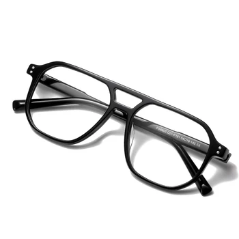 Прозрачные очки для мужчин, рецептурные окуляры, Прозрачные женские очки для чтения с синим светом, элитный бренд + 1