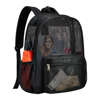 Сетчатый рюкзак-кошелек, удобный плечевой ремень, портативные спортивные сумки большой емкости, многофункциональные, износостойкие для занятий спортом на открытом воздухе