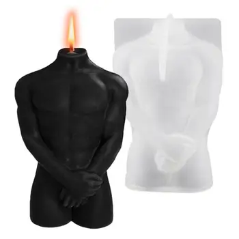Силиконовая форма для человеческого тела, сделанная своими руками для женщин и мужчин, форма для свечи в форме тела, формы для изготовления свечей из смолы, штукатурка для домашнего творчества