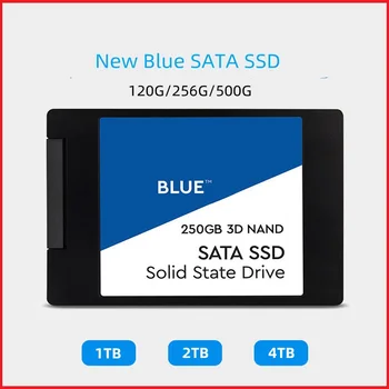 Синий SSD 250 ГБ Внутренний твердотельный диск 500 ГБ 1 ТБ 2 ТБ 3D NAND SATA3 2,5 