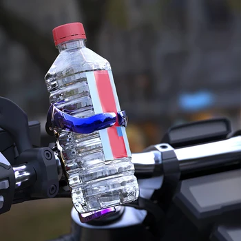 Складная подставка для велосипедных бутылок и чайников, Легкий Универсальный держатель для бутылок с водой, Крепление на руль мотоцикла для мотоцикла-байкера