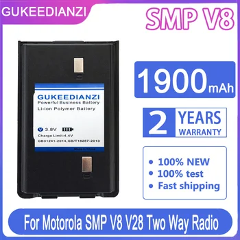 Сменный Аккумулятор GUKEEDIANZI 1900 мАч Для Motorola SMP V8 V28 Двухстороннее Радио Цифровые Батареи