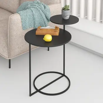 Современный минималистичный железный журнальный столик Maifan, уголок для отдыха в скандинавском стиле, несколько креативных домашних диванов, приставной столик, домашняя мебель