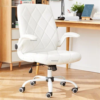 Современный минималистичный студенческий рабочий стол, стул на стойке регистрации, Офисный стул, Офисная мебель, кресло для домашнего компьютера, Вращающееся кресло для лифта в спальне