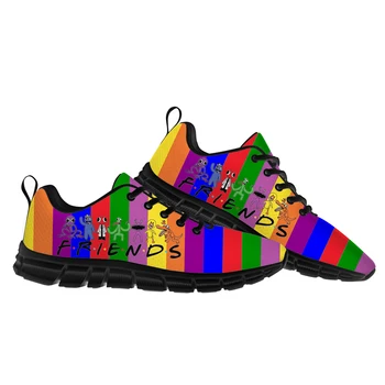 Спортивная обувь Rainbow Friends С мультяшными играми Мужские Женские подростковые Детские кроссовки Модные высококачественные кроссовки На заказ