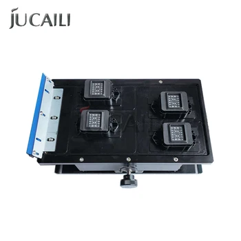 Стабильный принтер Jucaili xp600 / DX5 / DX7 /i3200 с 4 Головками, Станция для укупорки, головка В сборе, одномоторный автоматический стек чернил с укупоркой