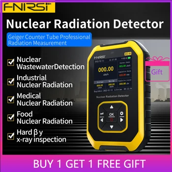 Счетчик Гейгера, детектор ядерного излучения, рентгеновский бета-гамма-детектор, Дозиметр Y-ray, бета-лучевой радиоактивный тестер FNIRSI GC-01
