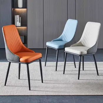 Трон, мягкие роскошные Современные обеденные стулья, эргономичный стол для отдыха, дизайн кафе, обеденные стулья, Кухонная мебель Silla Nordic XY50DC
