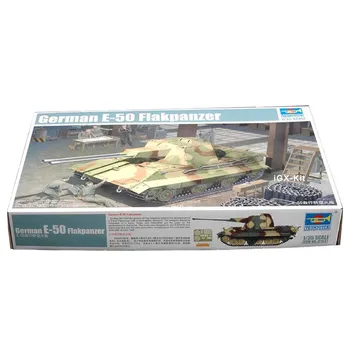 Трубач 01537 1/35 Немецкий танк E50 E-50 Flak Panzer, Военная Детская игрушка в подарок, Набор пластиковых сборочных строительных моделей