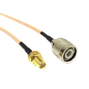Удлинительный кабель модема SMA с гнездовым разъемом к штекеру TNC RG316 Кабельная косичка 15 см 6 дюймов Новая