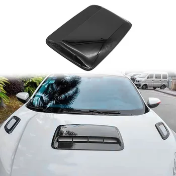 Универсальная ярко-черная крышка вентиляционного отверстия капота для Infiniti Mazda Tesla, крышка вентиляционного отверстия для впуска воздушного потока