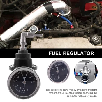 Универсальные топливные нагнетатели Регулируемый регулятор давления бензина Клапан регулирования давления бензина для автомобильного двигателя Аксессуары