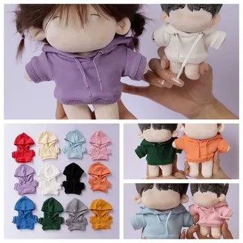 Универсальный свитер для кукол из хлопка 20 см, одежда для кукол из хлопка, толстовки для кукол, Модная одежда